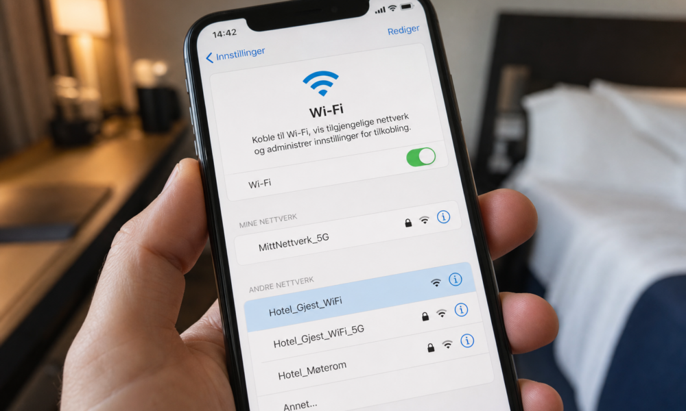 Fellesferie og gratis hotellwifi: Denne innstillingen bør du slå av før du logger inn i banken