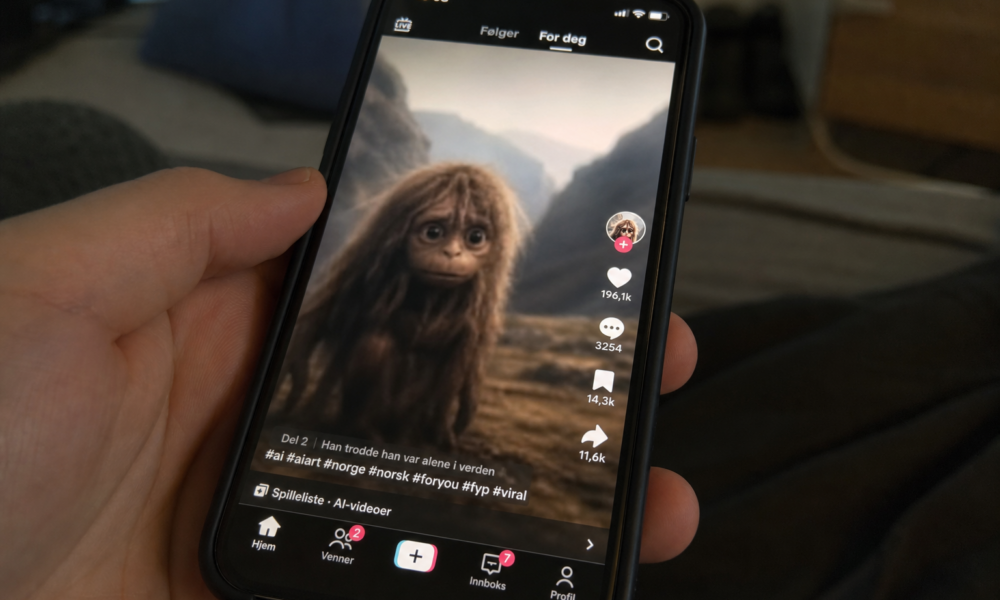 TikTok innrømmer: AI-spam skyver ekte skapere ut av feeden