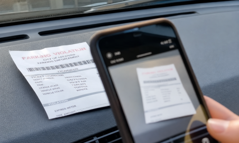 Tre grep før du parkerer: Slik unngår du 660-kroners boten når billetten blåser bort