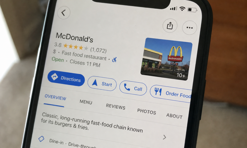 Google Maps kan snart erstatte Foodora: Bestill mat direkte i kart-appen
