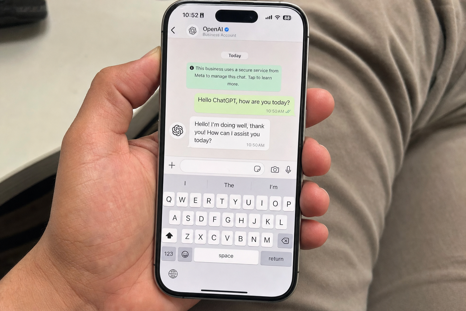 EU tvang Meta: ChatGPT er tilbake i WhatsApp