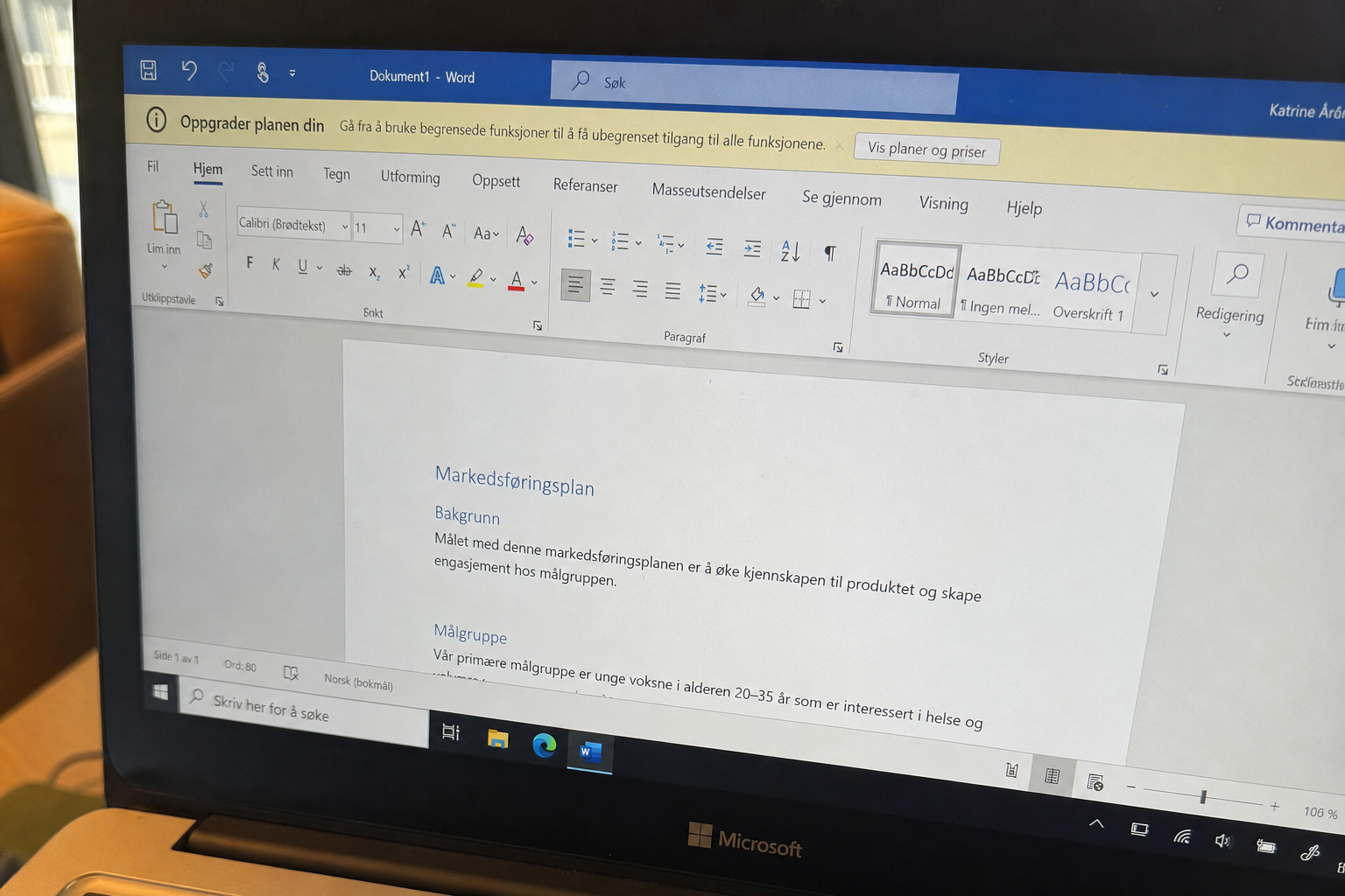 Microsoft legger reklame i Word og Excel: Forsvinner ikke selv om du betaler