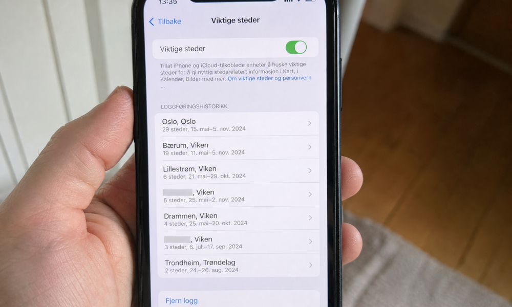 iPhone husker hvert sted du har besøkt i årevis: Slik finner og sletter du den skjulte historikken