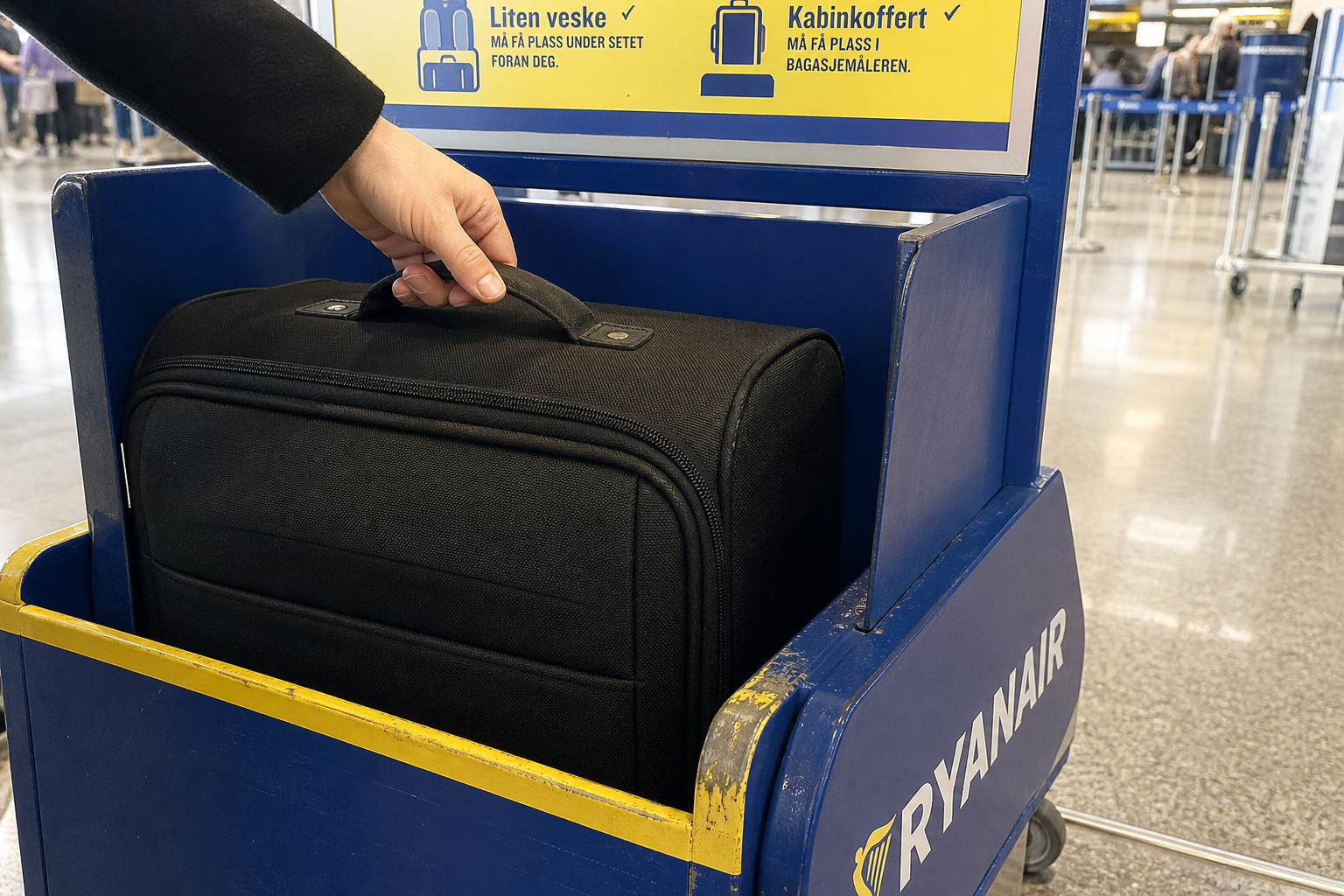 EU-parlamentet vedtok gratis håndbagasje med 646 mot 12: Ryanair og EasyJet må skrote en av sine mest lønnsomme inntektskilder