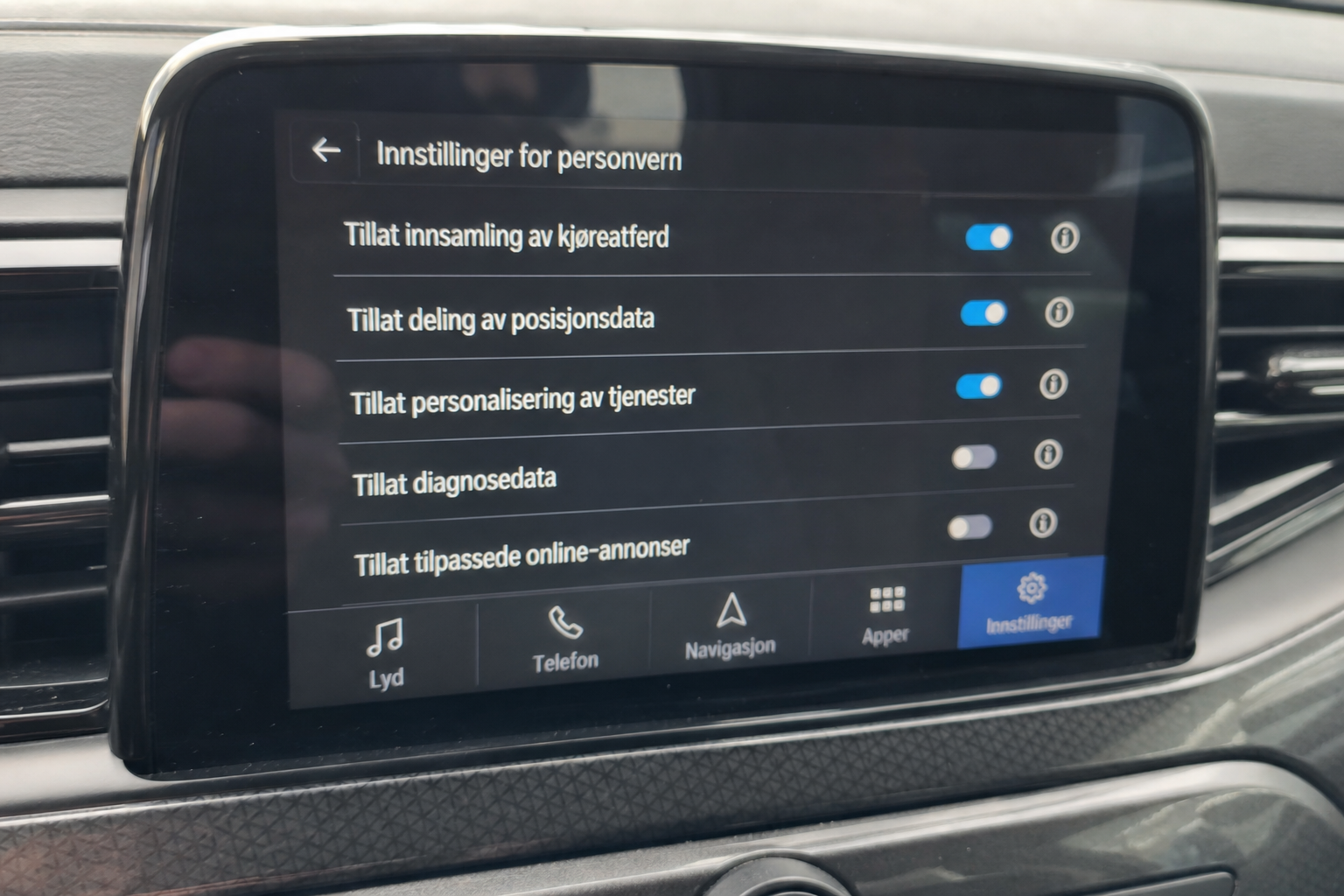 Bilen registrerer hver tur du kjører: Slik slår du av datadelingen i Tesla, VW og Hyundai