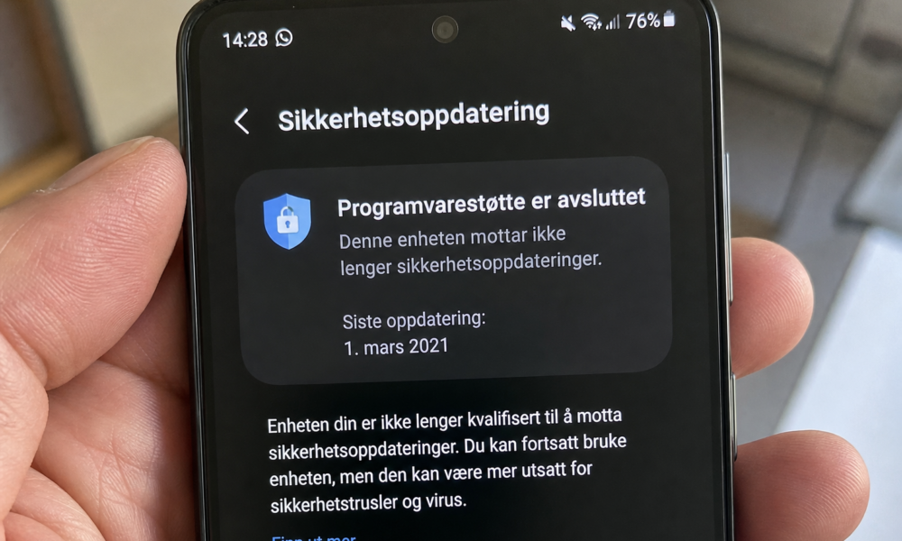 Android-telefonen din har en skjult utløpsdato: Slik sjekker du om din snart er utløpt