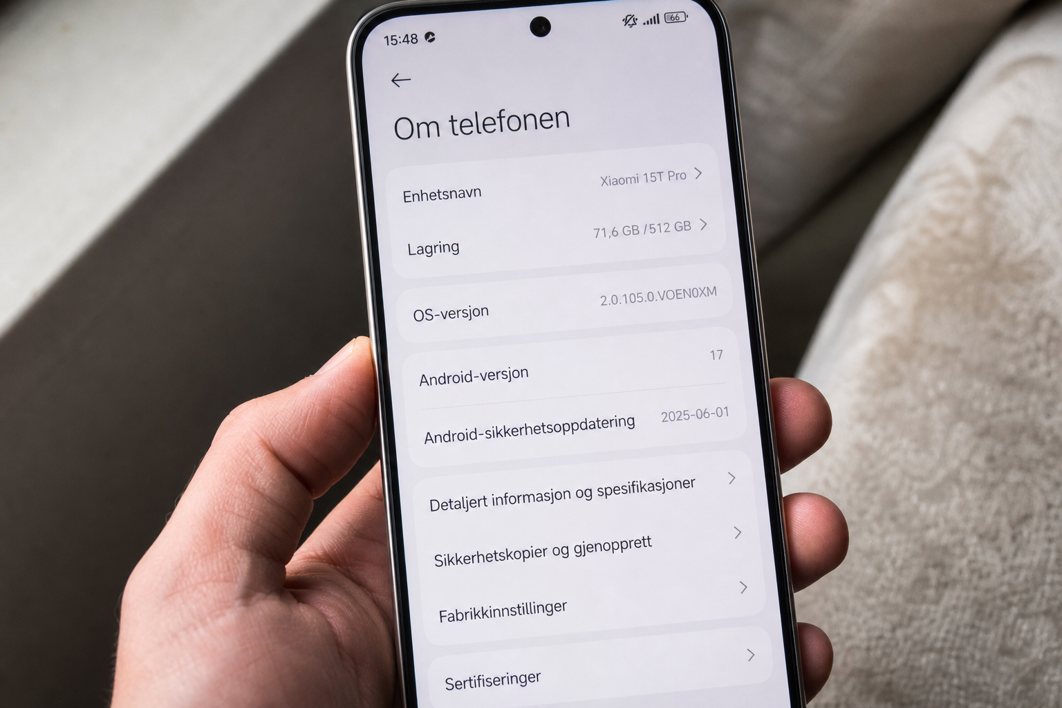 Android 17 er ute til din Xiaomi, men oppdateringen veier 7 GB uten at du ser noen forskjell