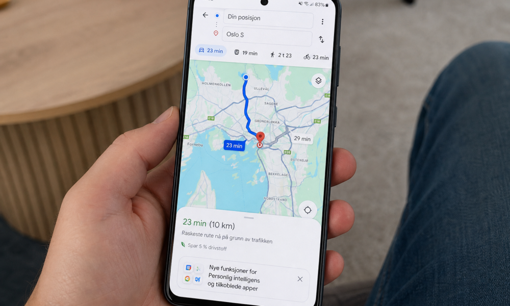 Google Maps leser snart innboksen din: Slik skal AI-en planlegge hele turen for deg