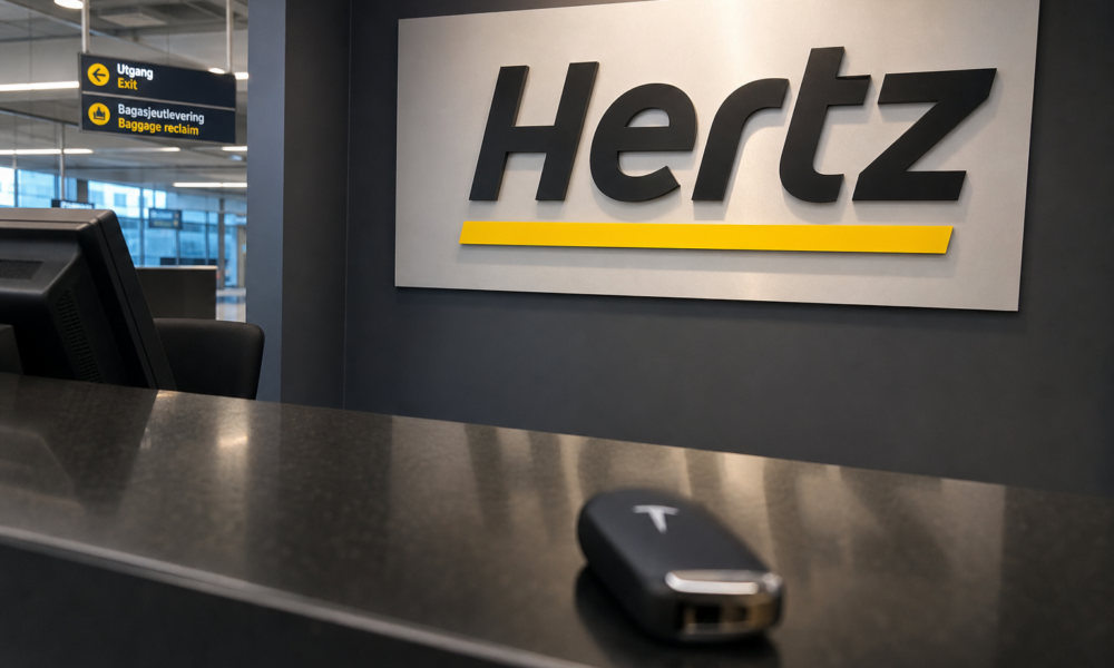 Hertz dumpet 30.000 elbiler: Nå satser utleiegiganten på selvkjørende robotdrosjer