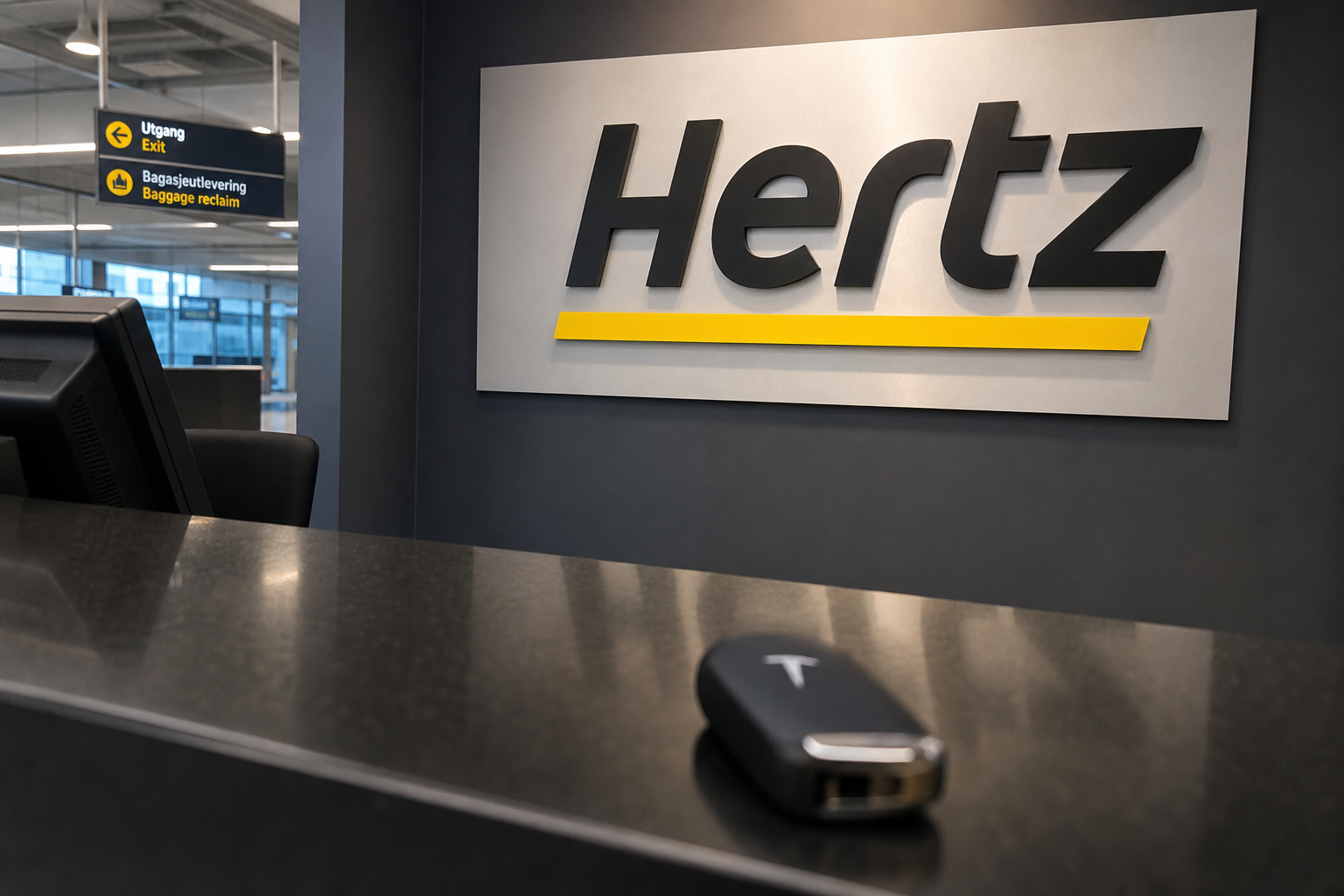 Hertz dumpet 30.000 elbiler: Nå satser utleiegiganten på selvkjørende robotdrosjer