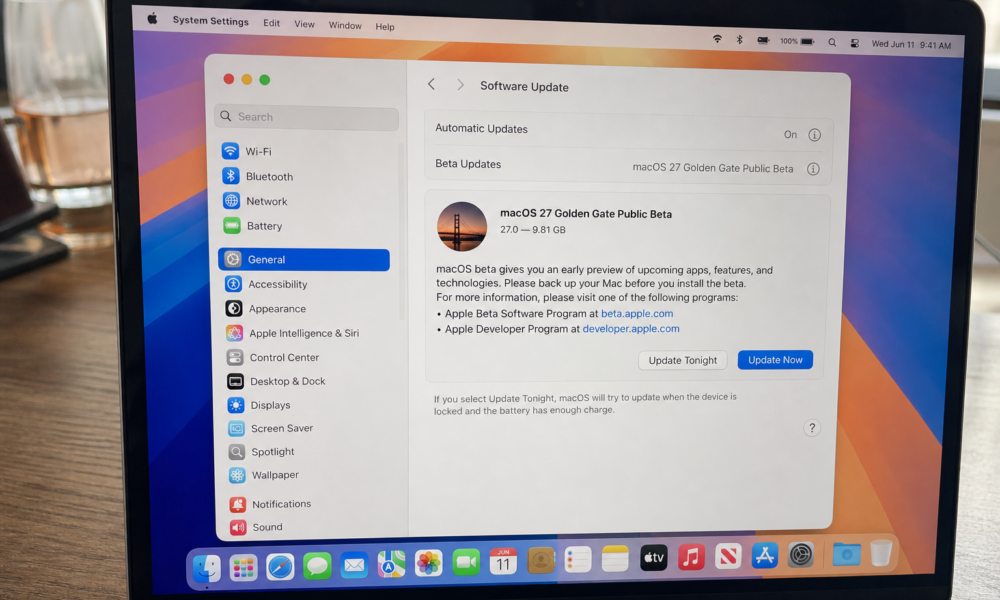 macOS 27 Golden Gate: Slik installerer du Apples nye offentlige beta trygt