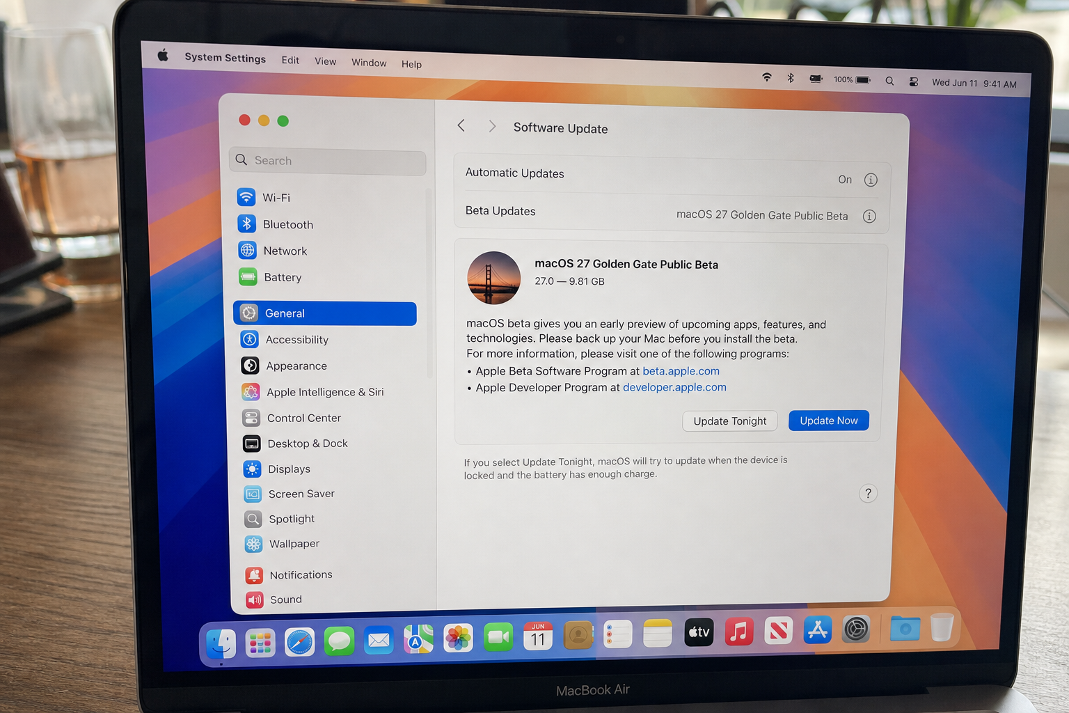 macOS 27 Golden Gate: Slik installerer du Apples nye offentlige beta trygt