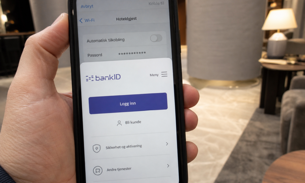 Hotellwifi kan gi svindlere fritt innsyn i bankappen din: Denne innstillingen stopper angrepet