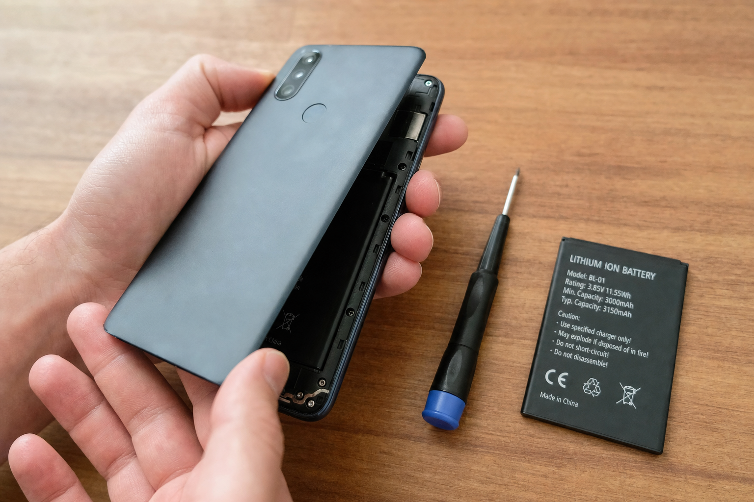 EU-regel fra februar 2027: Du får rett til å bytte telefonbatteriet selv