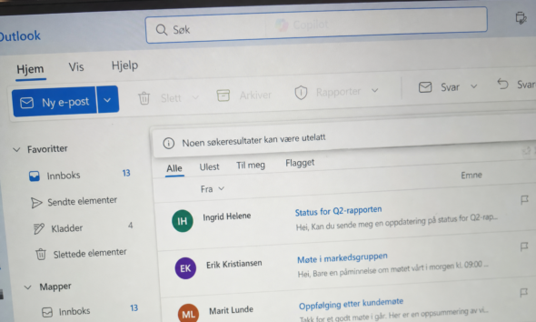 Microsoft snur igjen: Fjerner tvungen Copilot-søking i Outlook etter uker med klager