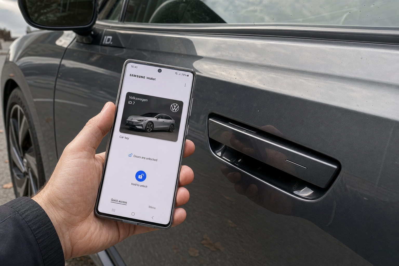 Nyhet for VW-eiere: Samsung Wallet fungerer nå som bilnøkkel til Volkswagen
