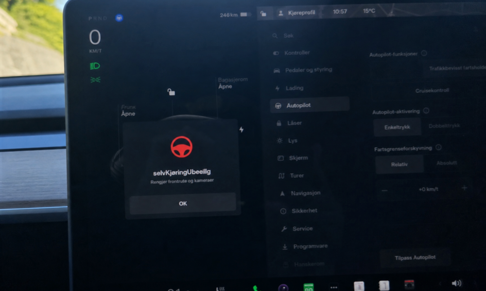 Tesla-oppdatering skaper alvorlige problemer: FSD v14 Lite fører til overoppheting og Autopilot-feil på eldre modeller