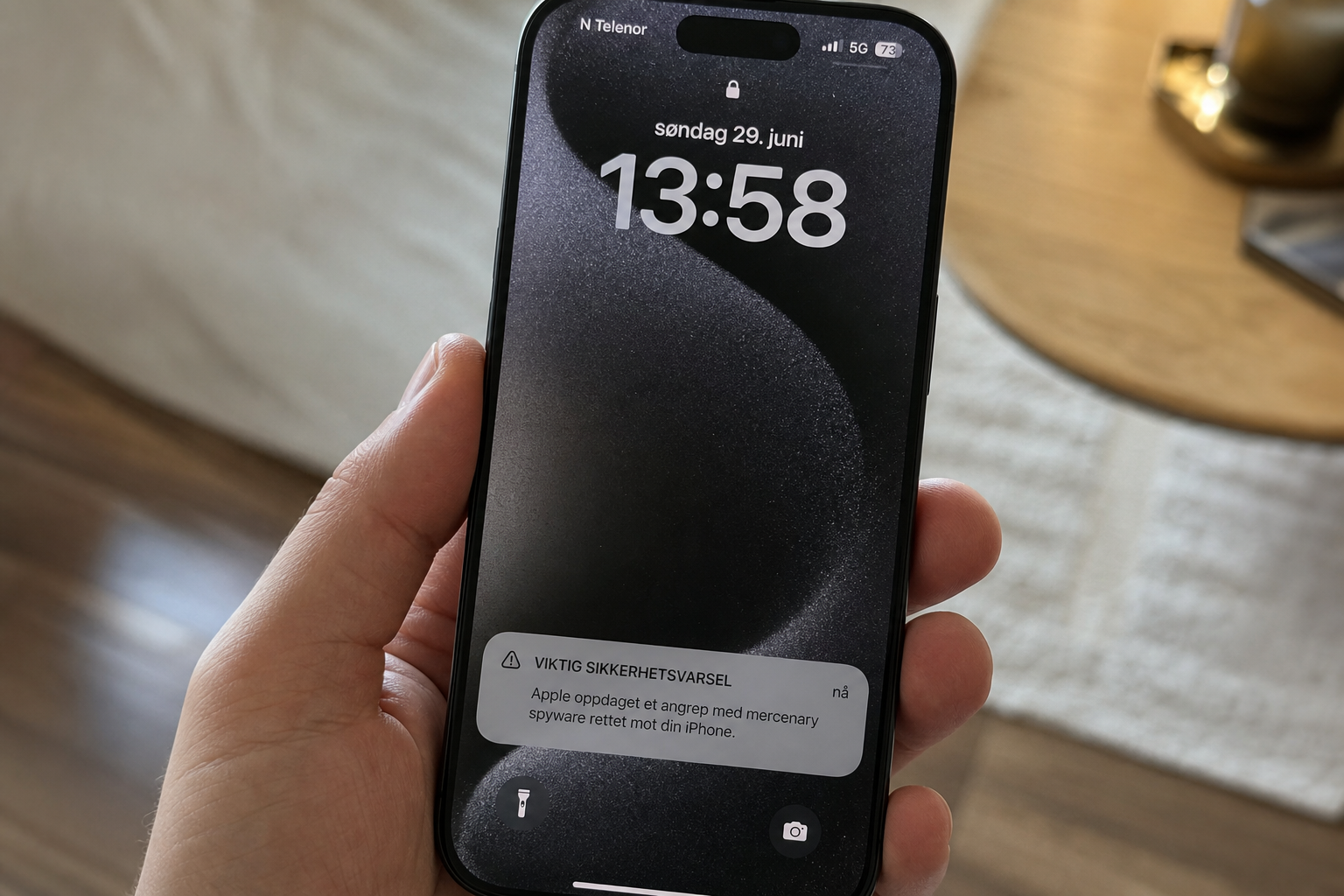 Apple sender varsel til iPhone-brukere: Du kan ha blitt rammet av profesjonell spionprogramvare