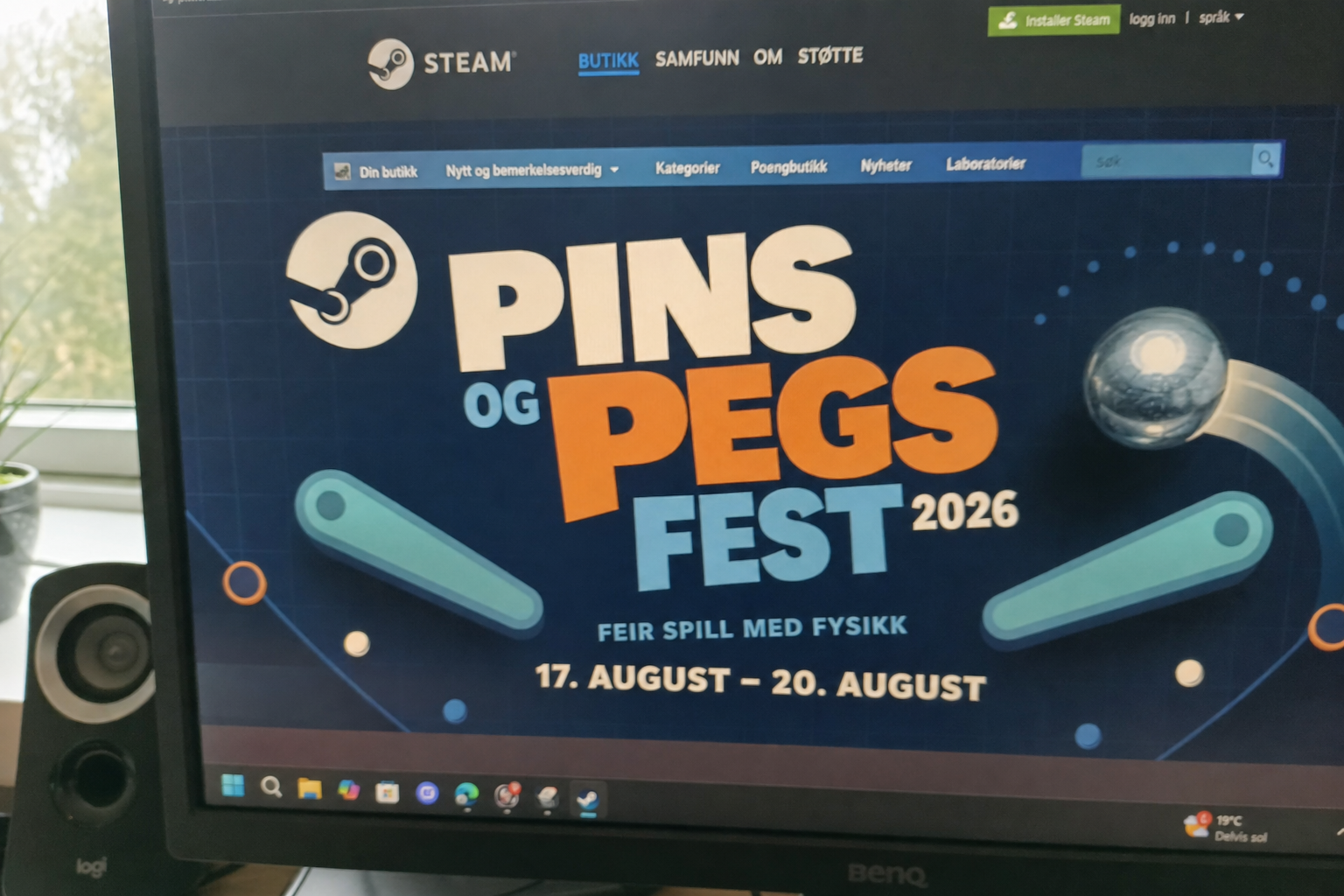Steam-festival åpner dørene i dag: Alt du trenger å vite om Pins og Pegs Fest 2026