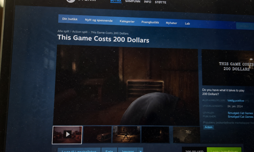 18-åring tjente over 13 millioner kroner på spøkespill på Steam: nesten alle krevde pengene tilbake