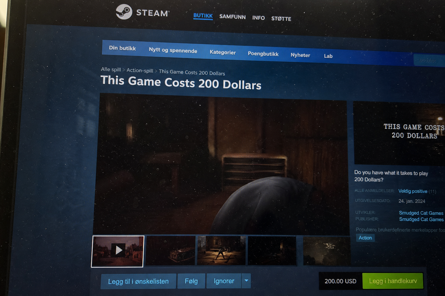 18-åring tjente over 13 millioner kroner på spøkespill på Steam: nesten alle krevde pengene tilbake