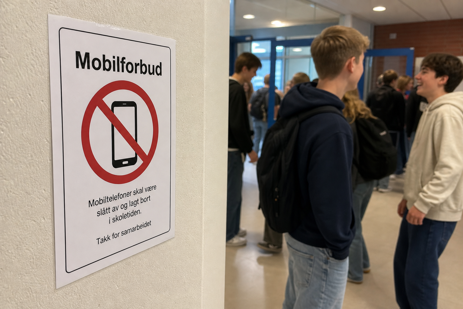 Overraskende forskning: Mobilforbud på skolen har ingen påviselig effekt på ungdoms psykiske helse