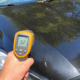 Bilfargen i sommervarmen: Panseret kan bli 62 grader, men innvendig er forskjellen mindre
