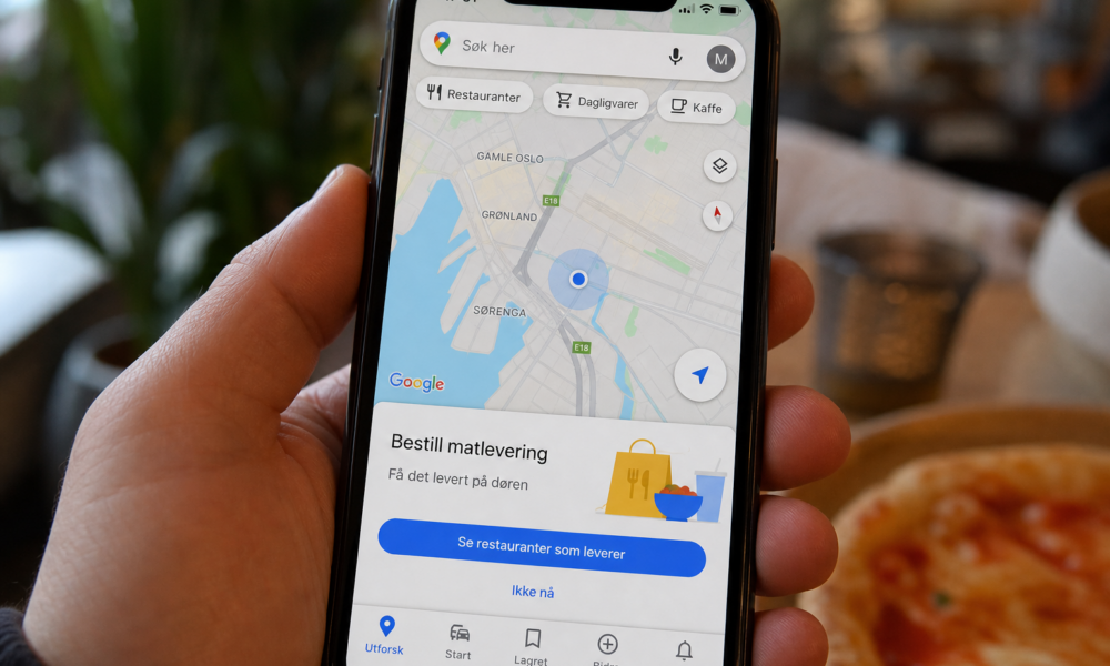 Google Maps bestiller nå mat for deg: Appen vil gjøre alt på ett sted