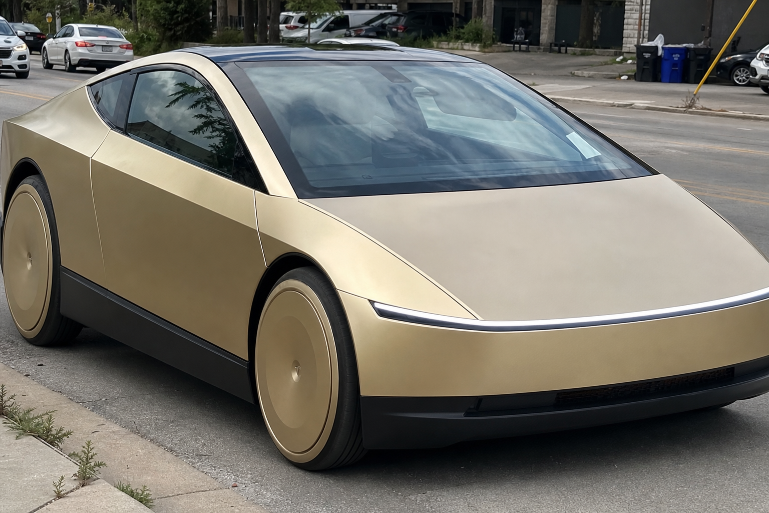 Tesla teller ned til Cybercab: Ansatte er først ut i den ratt- og pedalløse robotbilen