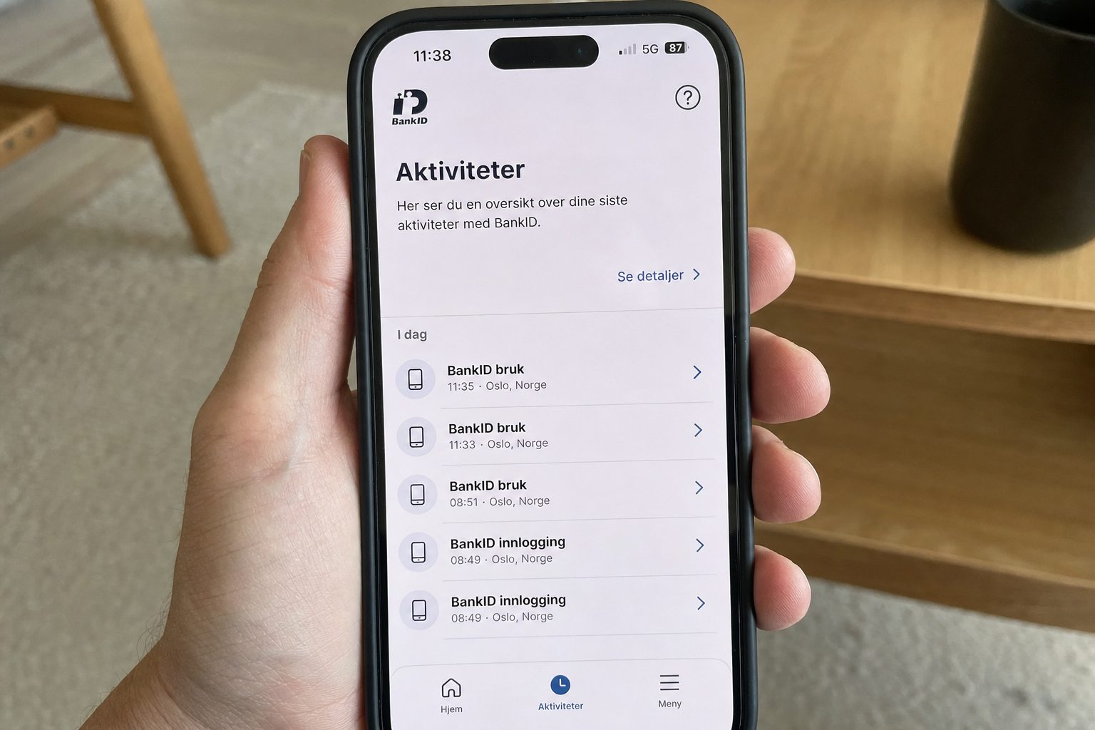 BankID-en din kan være misbrukt uten at du vet det: Slik sjekker du sporene i appen