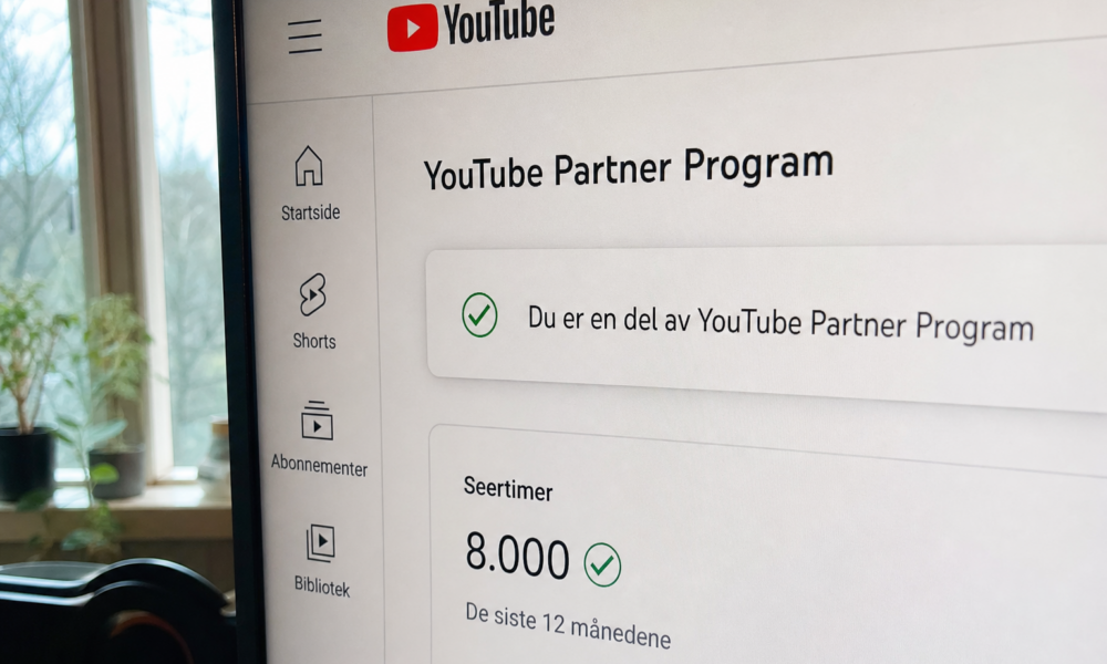 YouTube skrur opp terskelen: Du trenger dobbelt så mange seertimer for å begynne å tjene