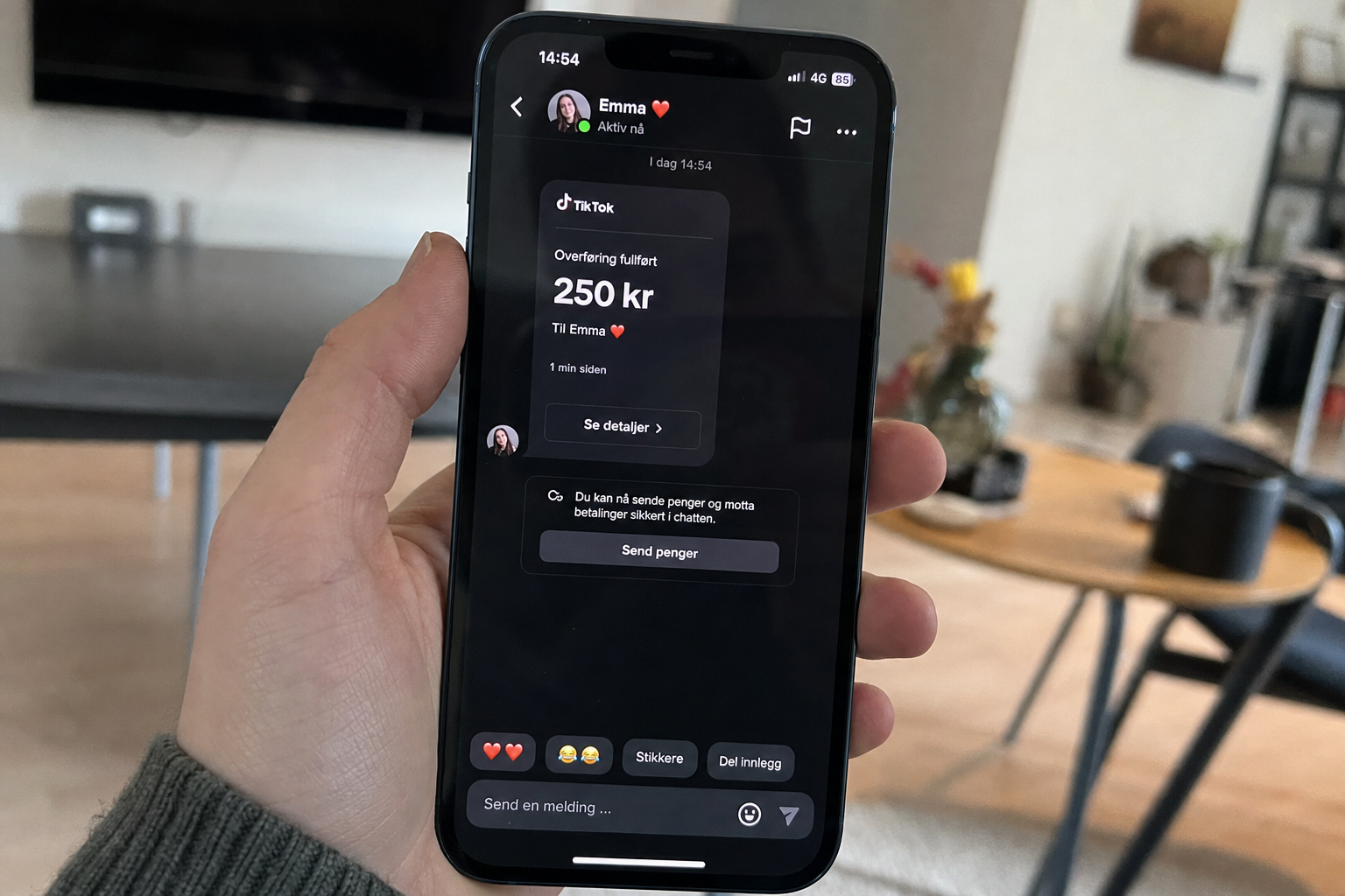 TikTok gjør seg klar for betalingsmarkedet: Vil la deg sende penger direkte i chat