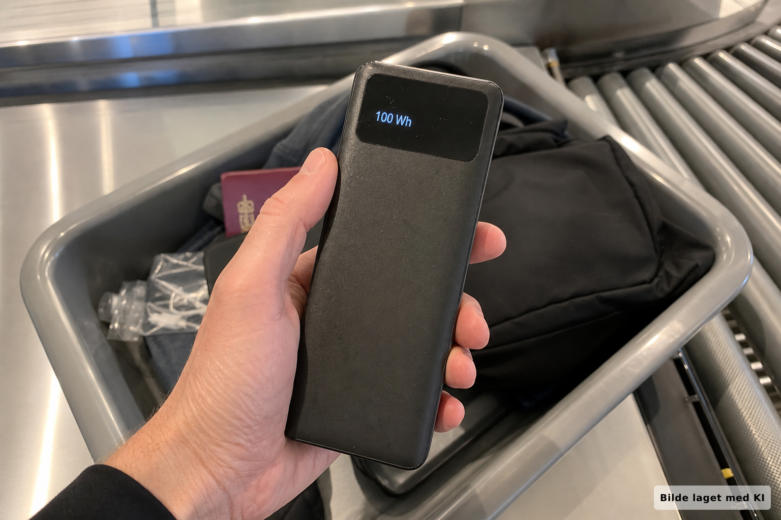 Tar du med power bank på fly i sommer: Her er reglene som avgjør om du må kaste den på flyplassen