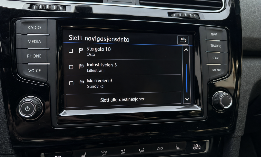 Ny studie fant personopplysninger i 35 av 38 bruktbiler: Slik nullstiller du bilen før du selger den