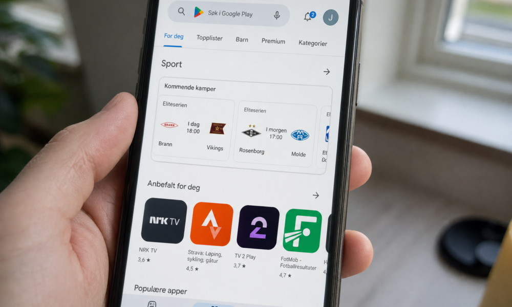 Stor Google Play Store-oppdatering: Nå finner du direktesport og filmer direkte i appen