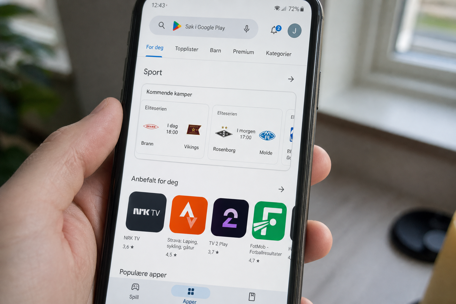 Stor Google Play Store-oppdatering: Nå finner du direktesport og filmer direkte i appen