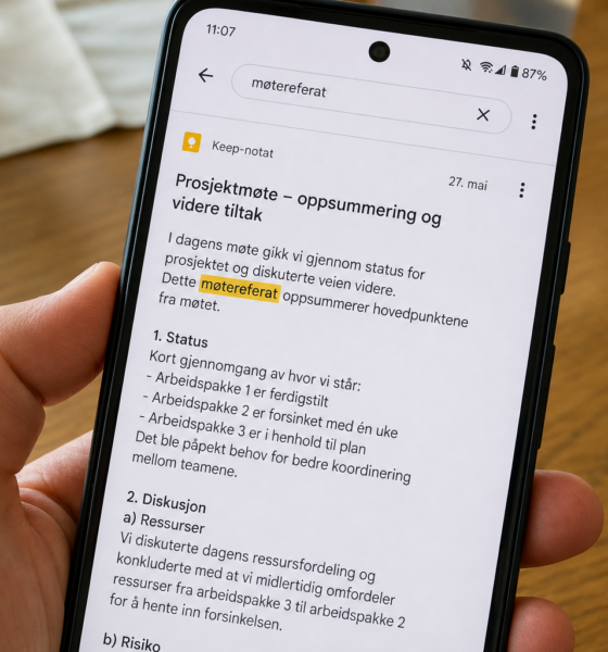 Google Keep får det brukerne har krevd i årevis: Søk etter enkeltord inne i et notat