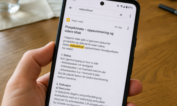 Google Keep får det brukerne har krevd i årevis: Søk etter enkeltord inne i et notat