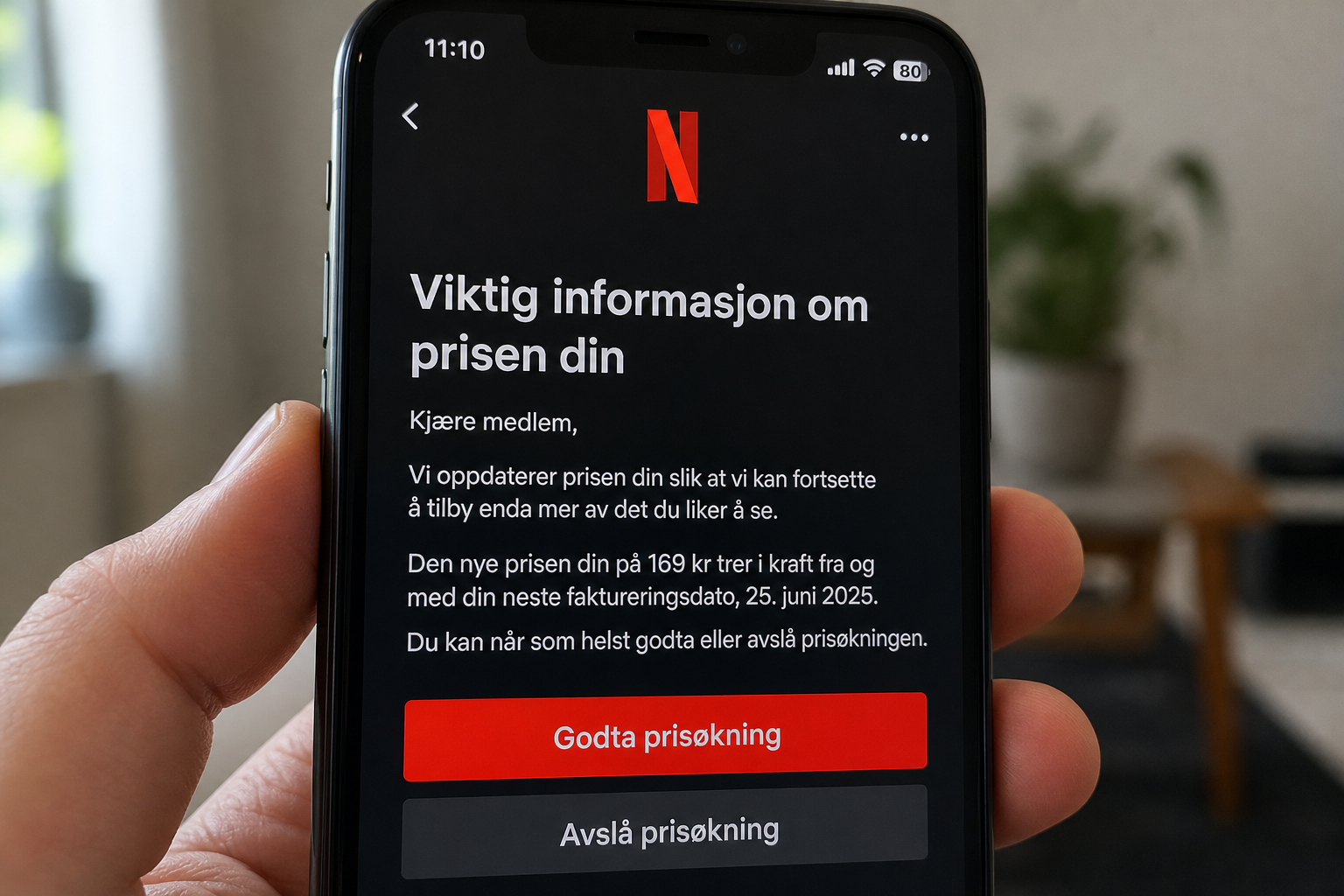 Netflix setter kundene på valget: godta prisøkning eller bli kastet ut