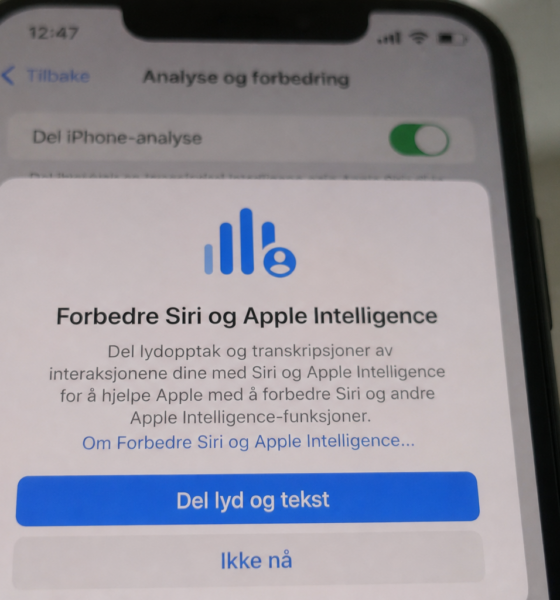 iOS 27 vil bruke lydopptakene dine til AI-trening: Slik sier du nei