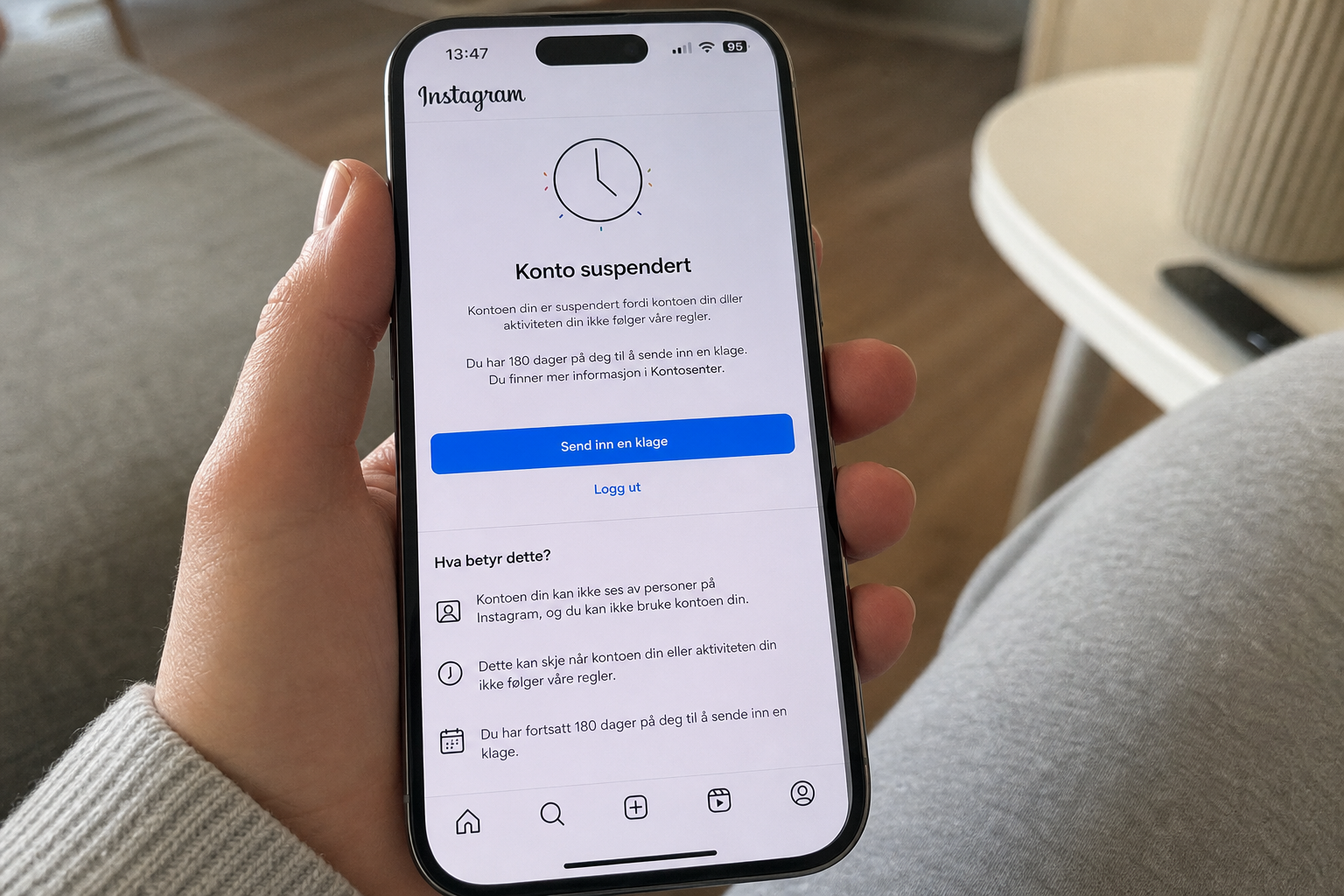 Ny Instagram-svindel rammer norske brukere: Kriminelle suspenderer kontoen din og krever betaling