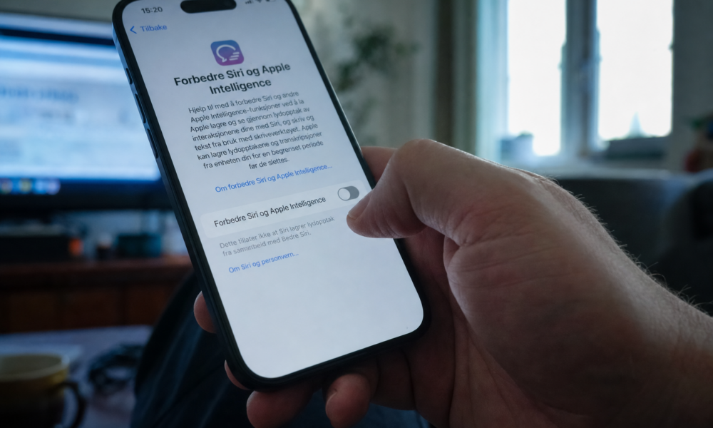 Stemmen din trener Google og Apples AI som standard: Slik slår du av innsamlingen på to minutter