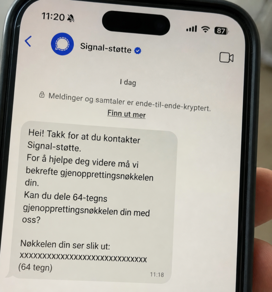 En enkel feil gir hackere full tilgang til Signal-kontoen din