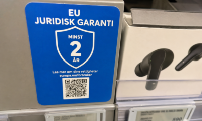 Ny EU-regel trådte i kraft søndag: Slik krever du gratis reparasjon med det nye garantimerket