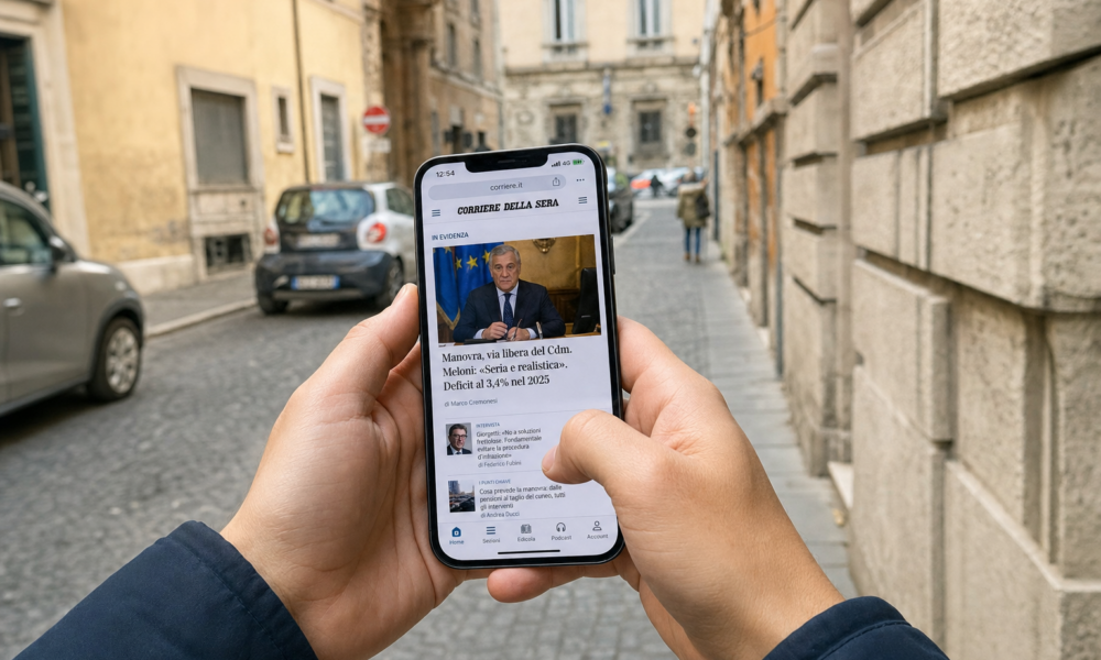 Italia snur i siste liten: Ingen aldersgrense på motorveien, men fotgjengere med mobilen får 75 euro i bot