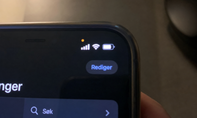 Ser du det lille grønne eller oransje punktet på telefonen? Det kan bety at noen overvåker deg