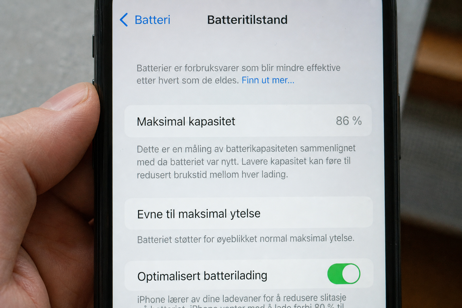 Har du hatt telefonen i to år? Batteriet er sannsynligvis allerede dårlig: Slik finner du ut nå