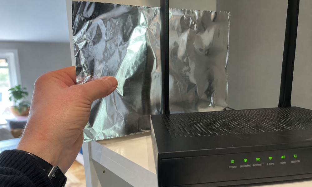 Kan aluminiumsfolie virkelig forbedre Wi-Fi-signalet hjemme?