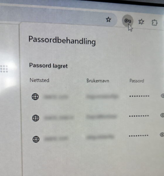 Passord lagret i Chrome eller Edge er et enkelt mål for angripere: Slik sikrer du dem bedre på fem minutter