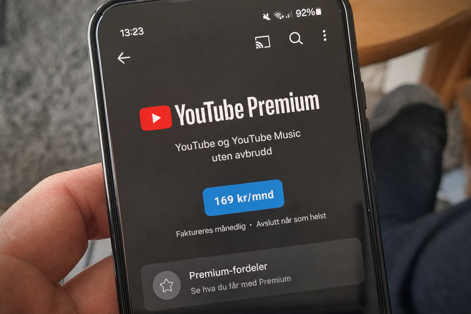 YouTube Premium stiger i Europa: Norge slapp unna etter 42 prosents hopp i 2024